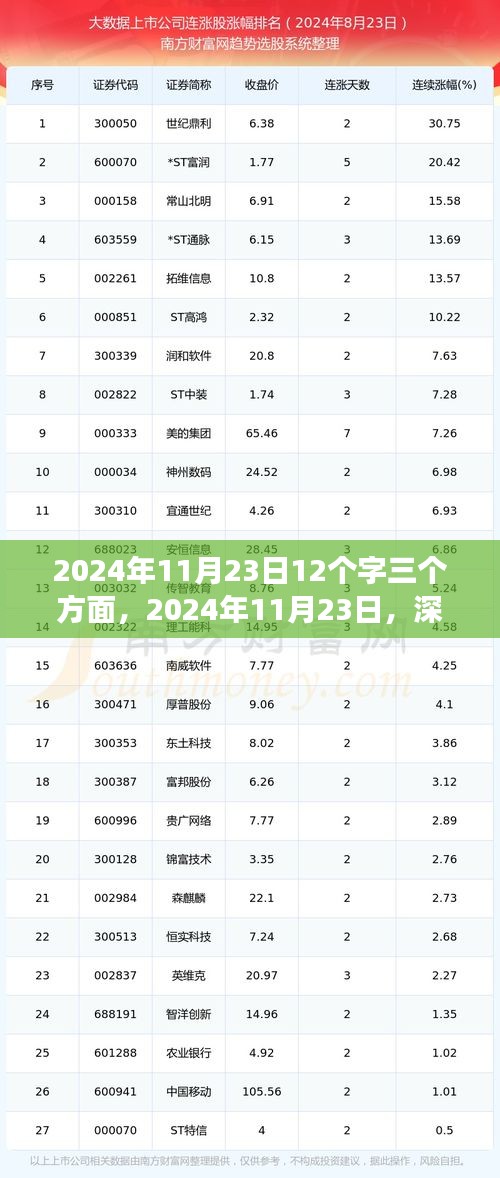 深度解读，2024年11月23日背后的三大内涵与价值