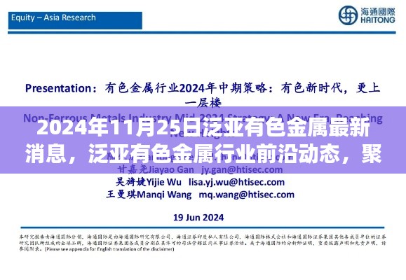 泛亚有色金属行业前沿动态，最新消息聚焦2024年11月25日