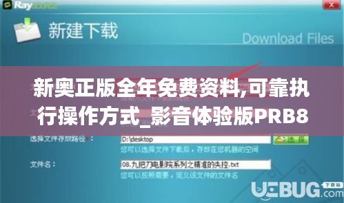 新奥正版全年免费资料,可靠执行操作方式_影音体验版PRB8.1