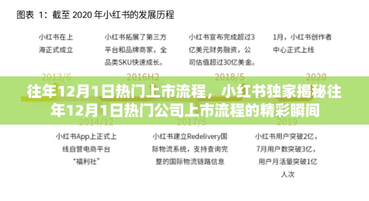 小红书独家揭秘，往年12月1日热门公司上市精彩瞬间回顾