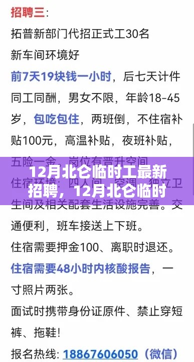 12月北仑临时工最新招聘，求职者福音与企业新机遇