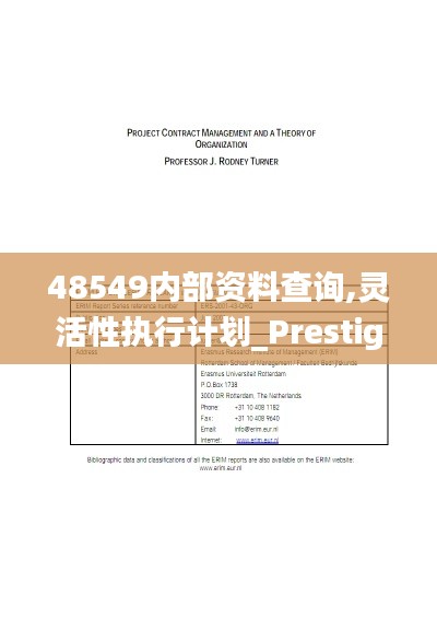 48549内部资料查询,灵活性执行计划_Prestige6.919