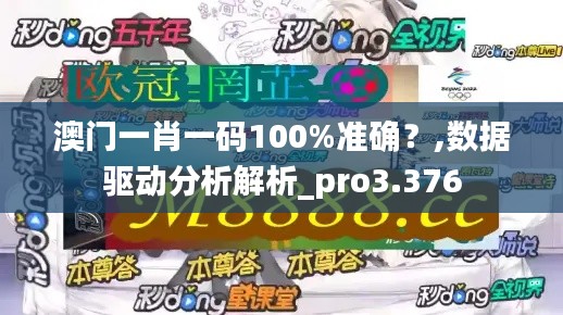 澳门一肖一码100%准确？,数据驱动分析解析_pro3.376