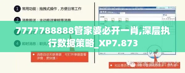 7777788888管家婆必开一肖,深层执行数据策略_XP7.873