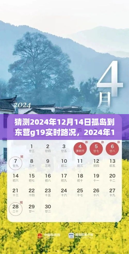 孤岛至东营G19路况展望，风云际会下的实时路况预测（2024年12月14日）
