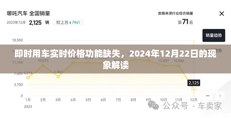即时用车实时价格功能缺失现象解读，2024年12月22日的观察分析