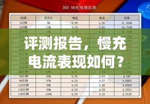 深度解析，慢充电流表现及预测——以实时电流0.71A为例的评测报告