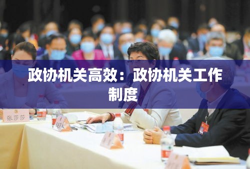 政协机关高效：政协机关工作制度 