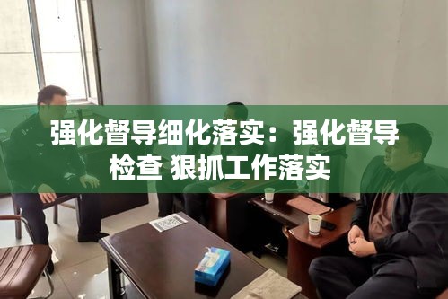 强化督导细化落实：强化督导检查 狠抓工作落实 