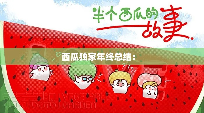 西瓜独家年终总结： 