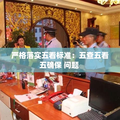 严格落实五看标准：五查五看五确保 问题 