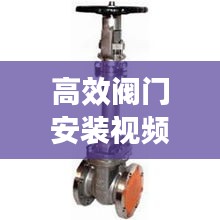 高效阀门安装视频：各类阀门的安装标准及方法 