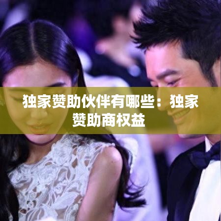 独家赞助伙伴有哪些：独家赞助商权益 