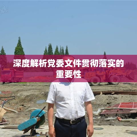 深度解析党委文件贯彻落实的重要性