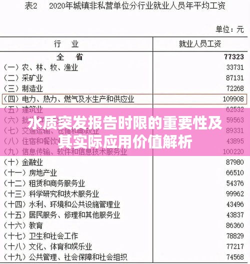 水质突发报告时限的重要性及其实际应用价值解析