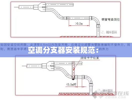 空调分支器安装规范： 