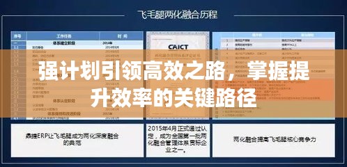 强计划引领高效之路，掌握提升效率的关键路径