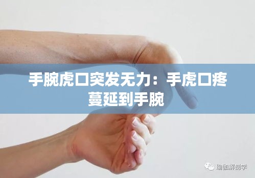 手腕虎口突发无力：手虎口疼蔓延到手腕 
