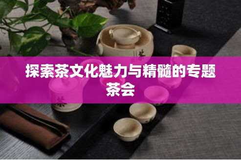 探索茶文化魅力与精髓的专题茶会