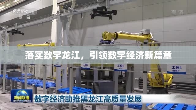 落实数字龙江，引领数字经济新篇章