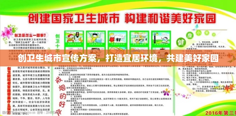 创卫生城市宣传方案，打造宜居环境，共建美好家园
