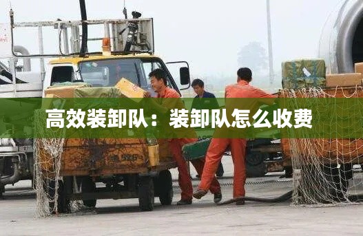 高效装卸队：装卸队怎么收费 