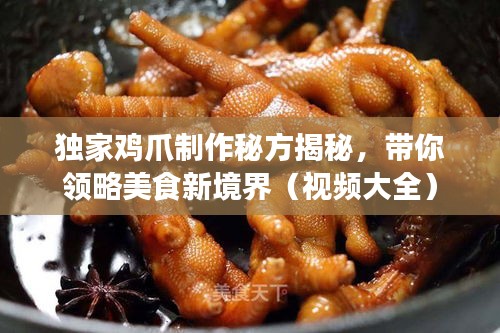 独家鸡爪制作秘方揭秘，带你领略美食新境界（视频大全）