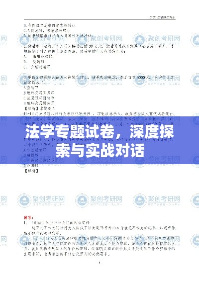 法学专题试卷，深度探索与实战对话