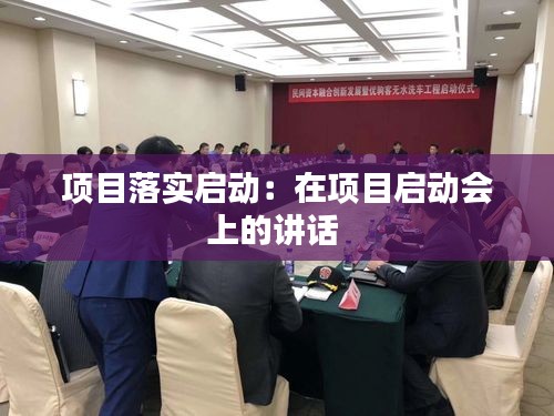 项目落实启动：在项目启动会上的讲话 