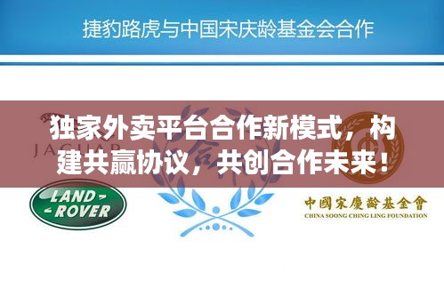 独家外卖平台合作新模式，构建共赢协议，共创合作未来！