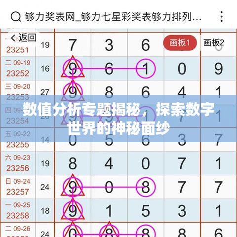 数值分析专题揭秘，探索数字世界的神秘面纱