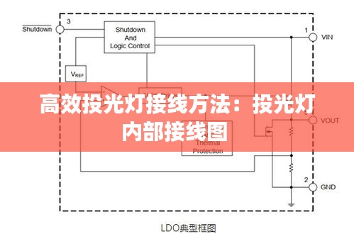 高效投光灯接线方法：投光灯内部接线图 