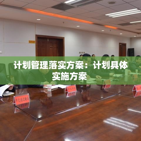 计划管理落实方案：计划具体实施方案 