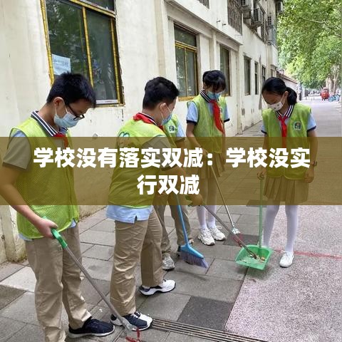 学校没有落实双减：学校没实行双减 