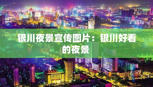 银川夜景宣传图片：银川好看的夜景 