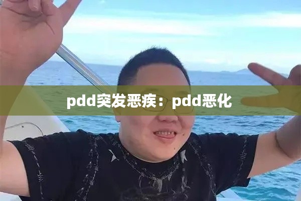 pdd突发恶疾：pdd恶化 