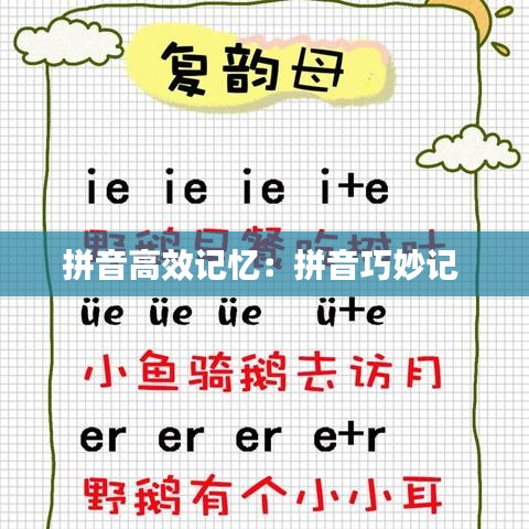 拼音高效记忆：拼音巧妙记 