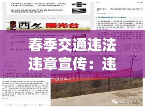 春季交通违法违章宣传：违章宣传语 