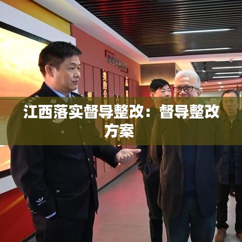 江西落实督导整改：督导整改方案 