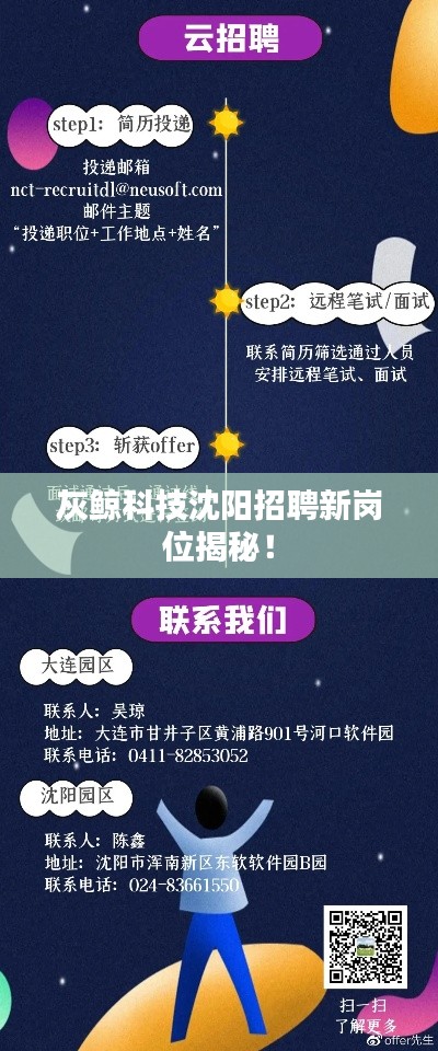 灰鲸科技沈阳招聘新岗位揭秘！
