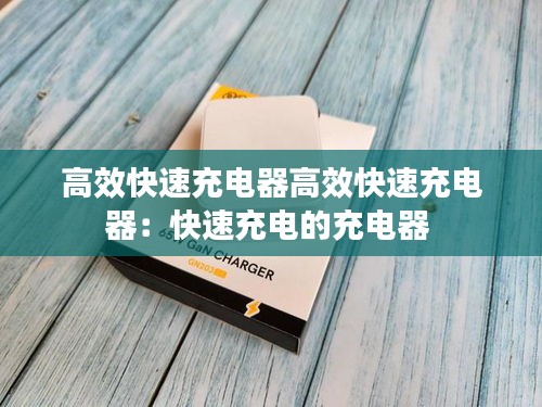 高效快速充电器高效快速充电器：快速充电的充电器 