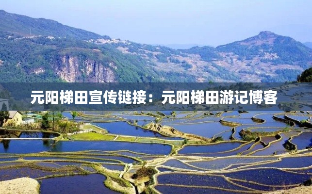 元阳梯田宣传链接：元阳梯田游记博客 