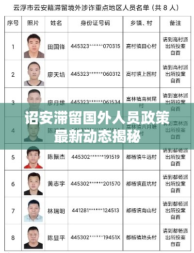 诏安滞留国外人员政策最新动态揭秘