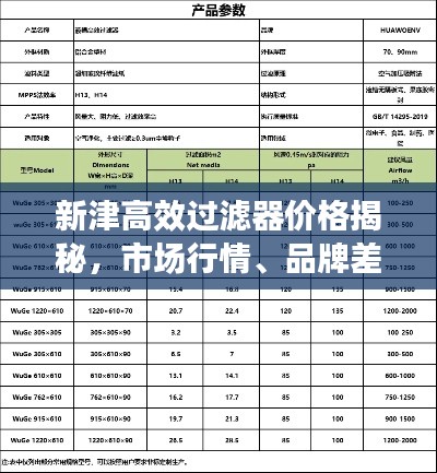 新津高效过滤器价格揭秘，市场行情、品牌差异一网打尽