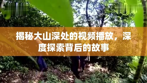 揭秘大山深处的视频播放，深度探索背后的故事