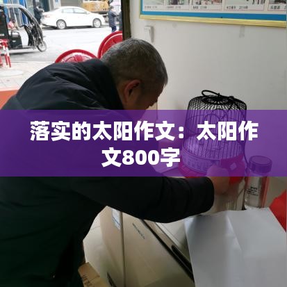 落实的太阳作文：太阳作文800字 