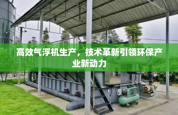 高效气浮机生产，技术革新引领环保产业新动力