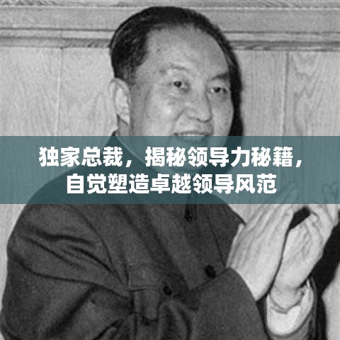 独家总裁，揭秘领导力秘籍，自觉塑造卓越领导风范