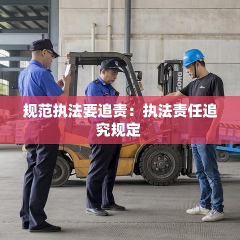 规范执法要追责：执法责任追究规定 