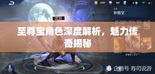 至尊宝角色深度解析，魅力传奇揭秘
